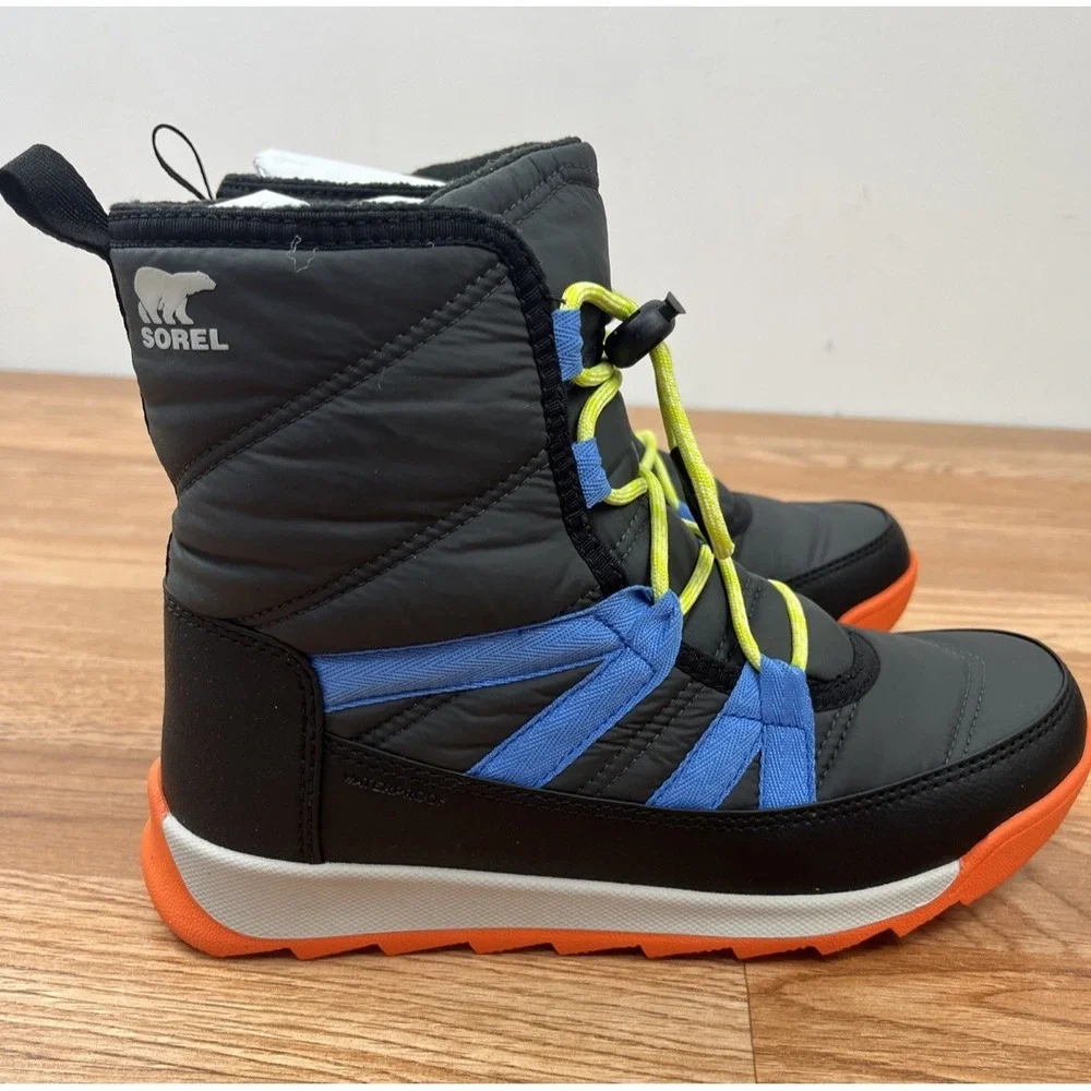 Sorel Youth Whitney II Plus Lace Waterproof Winter Boots Big Kid Size 5 NEW